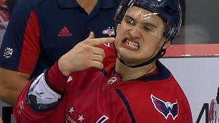 Capitals’ Dmitry Orlov has tooth broken by high stick from Blackhawk’s Hartman