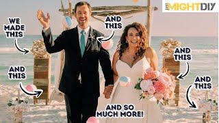 Unveiling ALL Our DIY Beach Wedding Decor + Epic Judgement Time