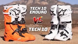 What’s The Difference: Alpinestars Tech 10 vs Tech 10 Enduro Dirt Bike Boots