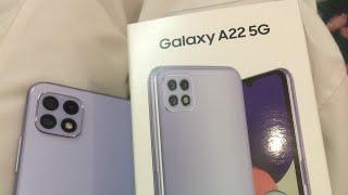 Samsung Galaxy A22 5G Unboxing and First Impression look