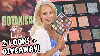 NEW Beauty Bay BOTANICAL PALETTE Review + 2 LOOKS Tutorial + GIVEAWAY!