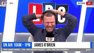 Iain Lee talks Matt Hancock on I'm a Celebrity with James O'Brien on LBC