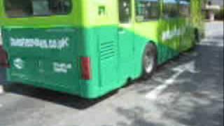 Green Bus E989 VUK at Chasewater Rally