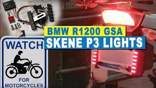 Be Seen with Skene Lights P3 for BMW R1200GS Adventure