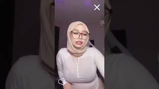  Live  Hijab Cream T*K3D BUL3T TWERKING #001