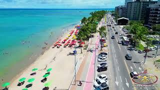 Maceió alem da mina 18 | da Jatiúca até a ponte Divaldo Suruagy | Maceió | Alagoas Brasil | em 4K