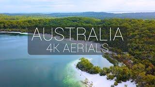 Australia Aerials 4K UHD | Soft Music | Coastline to the Outback | Australian Landscape