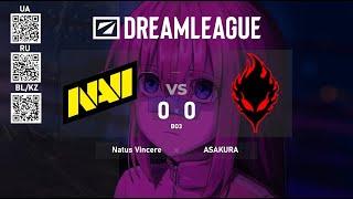 Natus Vincere vs. ASAKURA - DreamLeague Season 23: Eastern Europe Closed Qualifier - BO3 @4liver