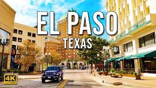 El Paso Texas Downtown Drive [4K] | Downtown El Paso | Texas