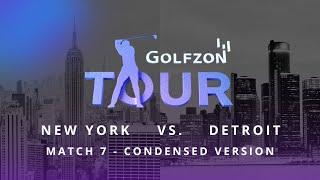 GOLFZON TOUR | MATCH 7 NEW YORK VS DETROIT (Condensed Version)