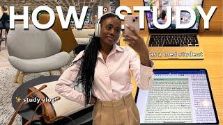 Study Vlog | How I Study in Med School (detailed!!)