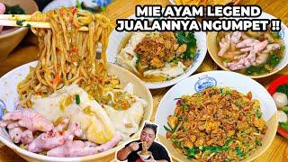 NGUMPET DALAM GANG TAPI LARIS MANIS!! MIE AYAM HERMAN LEGENDARIS PANGSIT REBUSNYA JUARA!!