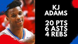 KJ Adams Highlights vs. Samford | 3/21/24 | 20 Pts, 6 Asts, 4 Rebs