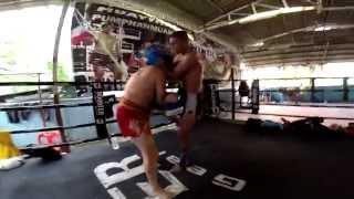 Muay Thai Action, Pitarresi Team, Pumpanmuang gym Bangkok