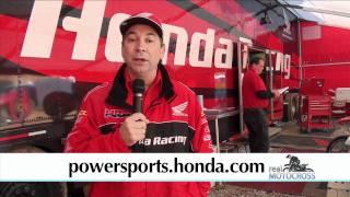 Team American Honda interview w/RealMotocross at Millcreek