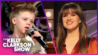 Kelly Clarkson's Son Remy Surprises Audience With Frank Sinatra Cover!