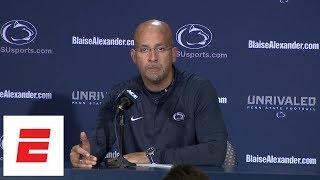 [FULL] Penn State’s James Franklin sounds off after loss to Ohio State | ESPN