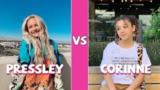 Pressley Hosbach Vs Corinne Joy TikTok Dance Battle