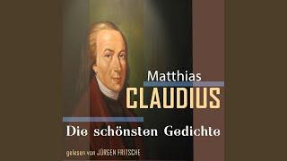 Kapitel 1 - Matthias Claudius: Die schönsten Gedichte