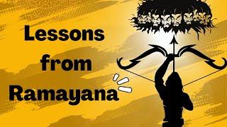 Five Lessons from Ramayana for our Daily life | Ramayana's Teachings