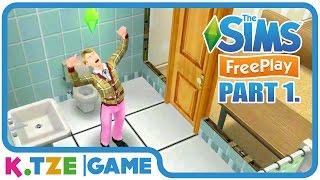 Let's Play Sims Free Play auf Deutsch  Haus bauen | Part 1.