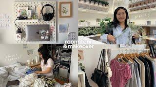 2024 room makeover  (pinterest room inspo + tour, closet cleanout)