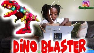 DinoBlaster 2 in 1 Transforming Dinosaur Toy Gun Unboxing