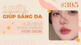 Komorepeace 395 | 4 steps facial massage for skin | Facial massage for glowing skin