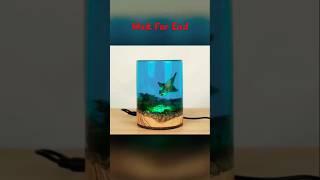 Make Lamp With Swimming Ray Fish | Art Hub #shorts #art #artwork #artist #homemade #diy