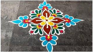 Margazhi Matham Special Rangoli Design / 2025 New Year Rangoli / Sashti Pooja / Kolam / Easy Mugulu