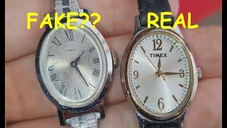Real or fake Timex watch. How to tell original Timex wrist watches