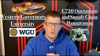 WGU IT Management Ep 27 C720 Operations and Supply Chain Management