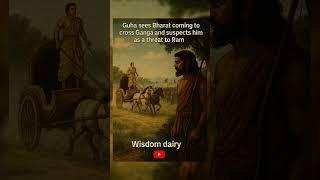 Guha suspects Bharat's intentions - Wisdom Diary by Jimesh #ai #ramayana #trending #reels #ytshorts