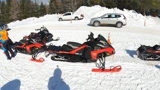 2026 Lynx Rave RE 850 Test Drive Ride Along   Old Forge SnoFest 2025