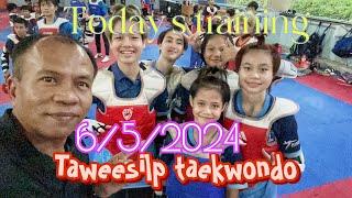 #taekwondo training 6/5/2024 #taweesilp_taekwondo_Thailand