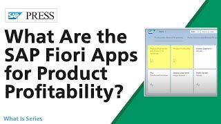 What Are the SAP Fiori Apps for Product Profitability Reporting in SAP S/4HANA?