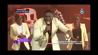 Probity Mutsambiwa perfoming Mwenje at Baba Guti@100 ZAOGA celebrations.