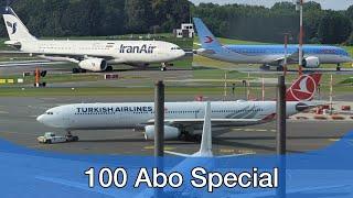 WideBody Aircrafts at Hamburg Airport.                 (100 Abo Special)