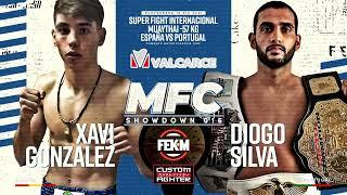 Mejores momentos Super Fight de Muaythai Profesional  -58 KG Xavi Gonzalez Vs Diogo Silva