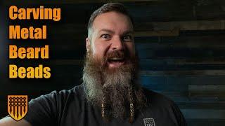 Carved Brass Viking Beard Beads: How to make your own!