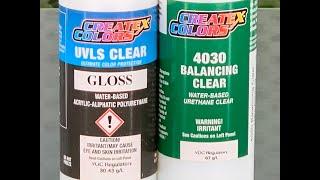 Createx 4050 UVLS Gloss vs. 4030 Balancing Clear