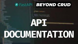 API Documentation With Swagger And Redoc - FastAPI Beyond CRUD (Part 21)