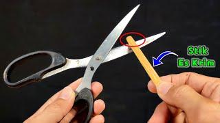 this is AWESOME !! Here's how to sharpen scissors so that they are sharp again