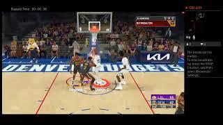 NBA 2K22. LAKERS @ NUGGETS. PS4 GAMEPLAY