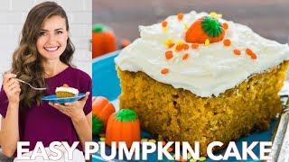 Easy Pumpkin Cake Recipe With Cream Cheese Frosting