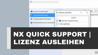 Ausleihen einer NX-Lizenz