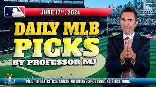 MLB DAILY PICKS | THE PROF'$ BETTING TIPS FOR MONDAY JUNE 17th! #mlbpicks #parissportifs