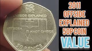 2022 Offside Explained 50p Coin VALUE + REVIEW