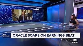 Oracle stock jumps on AI boom