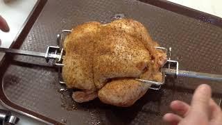Weber 22" Kettle Rotisserie Chicken